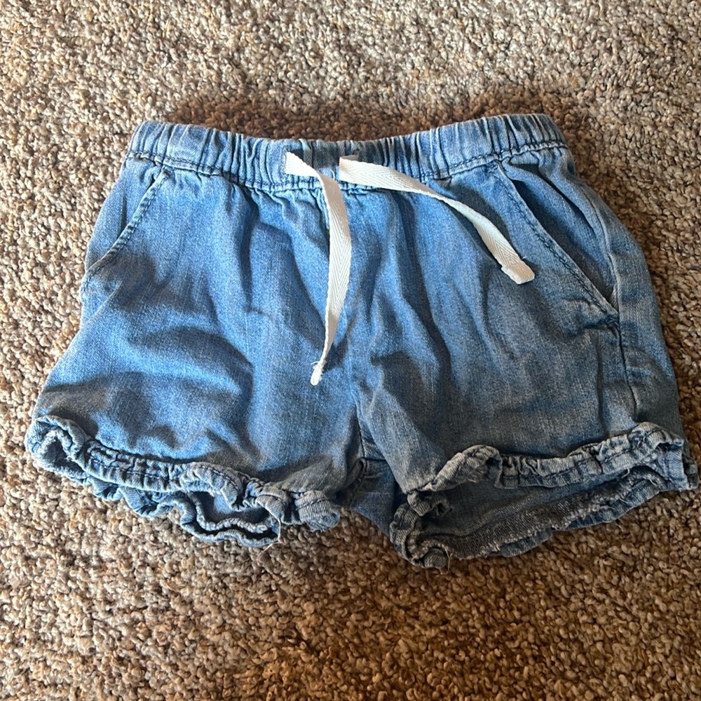 Carter's Light Blue Denim Shorts